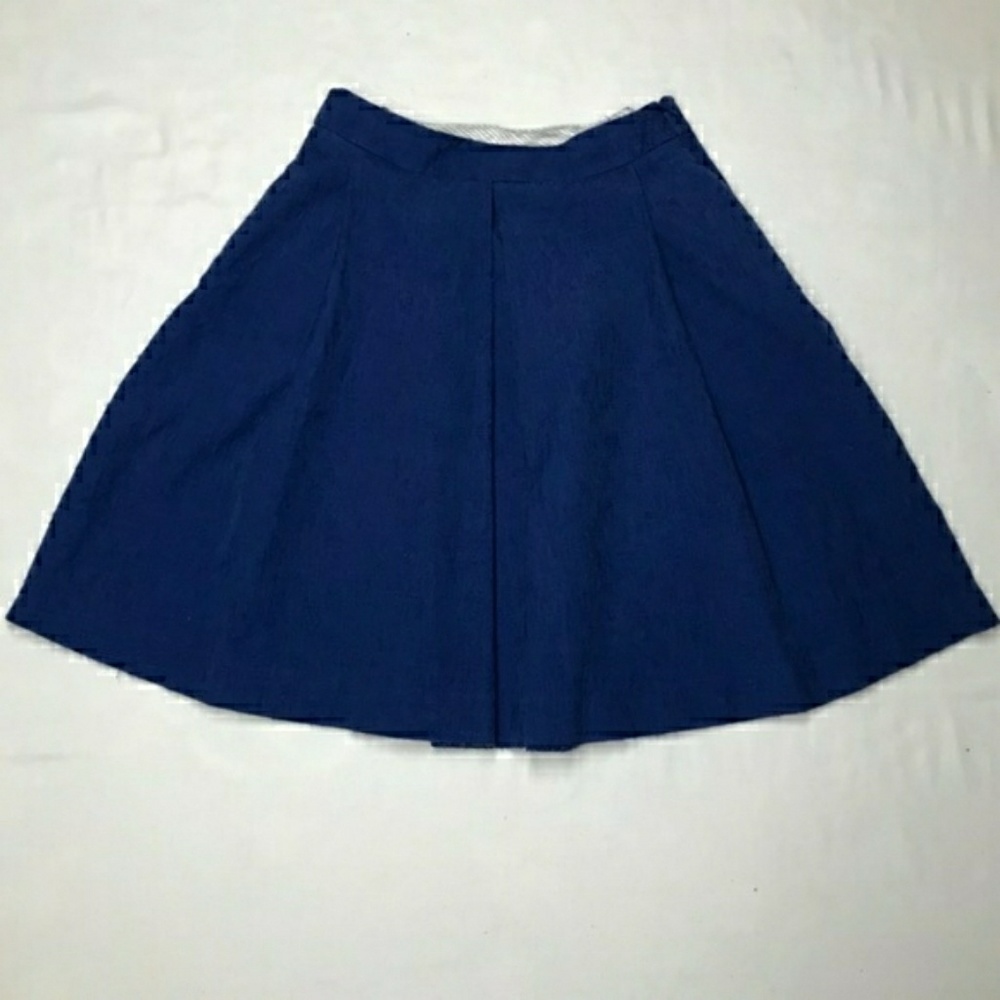 Professional pleated blue skirt NWT!